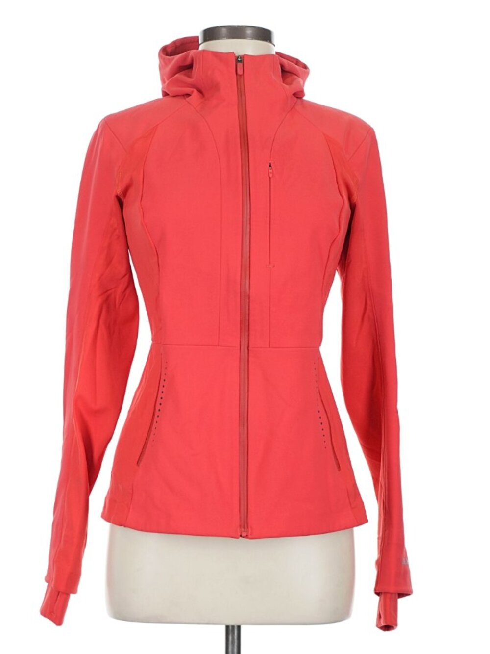 Lululemon Cross Chill Jacket Tech Fleece RepelShell Carnation Red Running Size 6